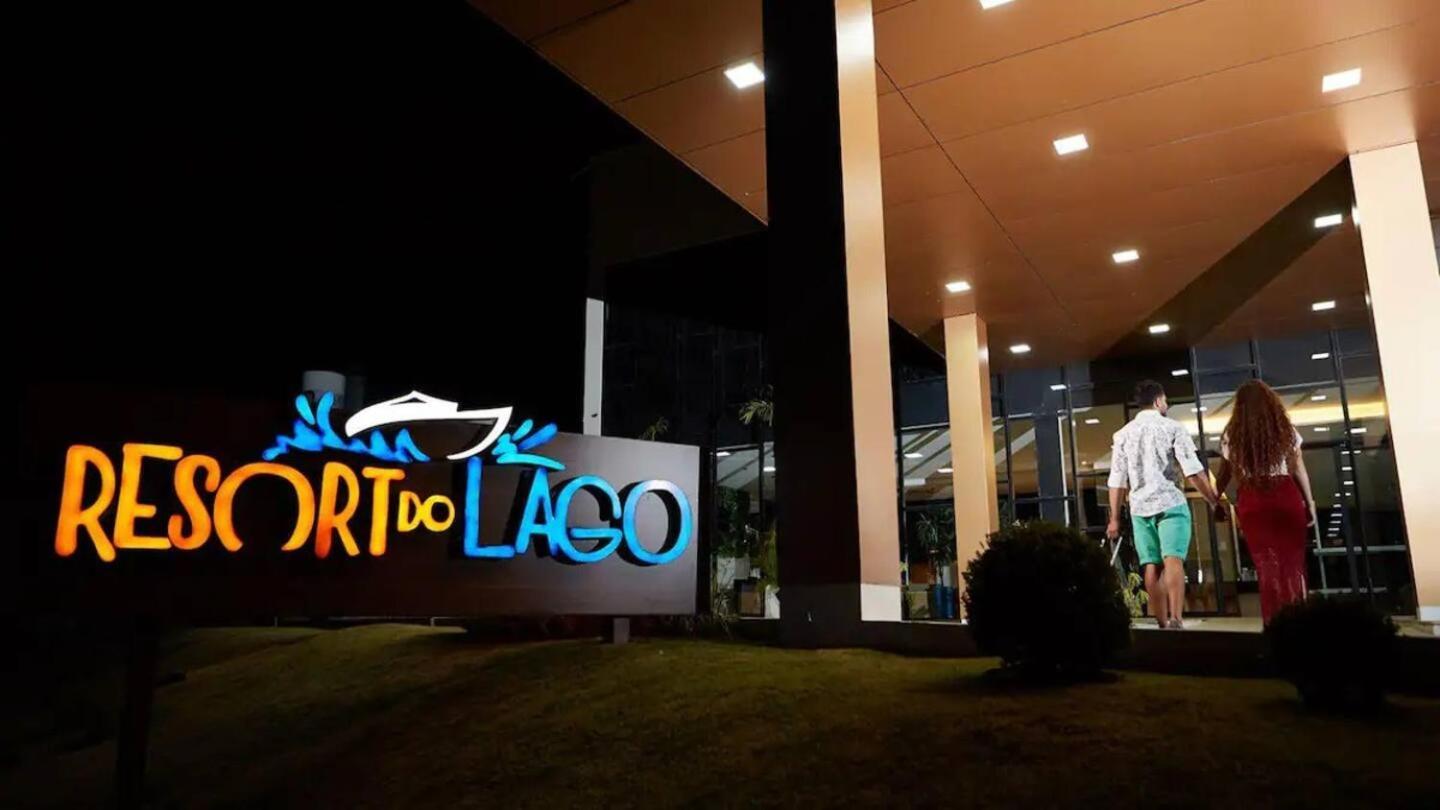 Apto Resort Do Lago Ate 8 Pessoas - Valor Promocional Caldas Novas Εξωτερικό φωτογραφία