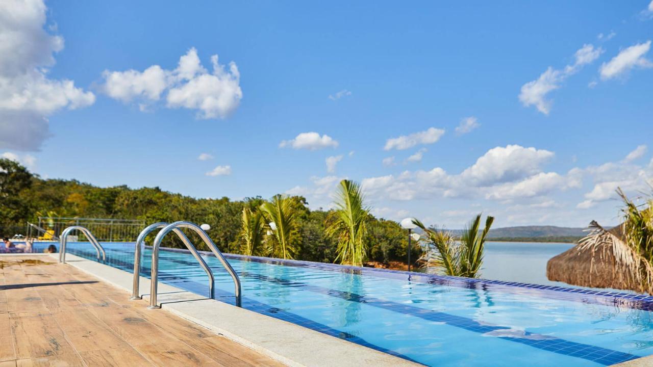 Apto Resort Do Lago Ate 8 Pessoas - Valor Promocional Caldas Novas Εξωτερικό φωτογραφία