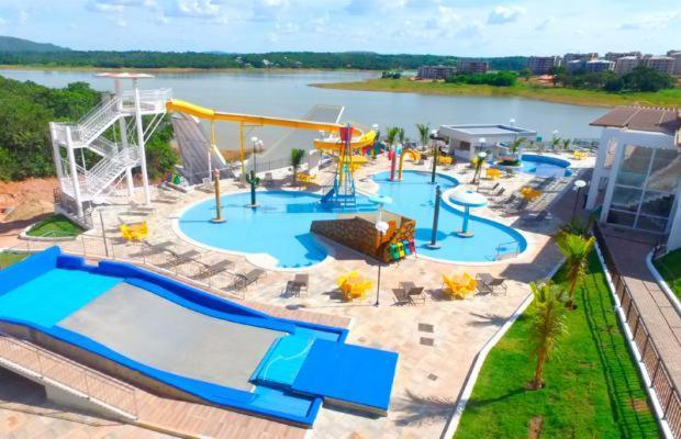 Apto Resort Do Lago Ate 8 Pessoas - Valor Promocional Caldas Novas Εξωτερικό φωτογραφία